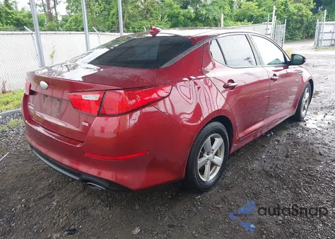 2014 Kia Optima Lx z USA, uszkodzony, nr VIN 5XXGM4A72EG271640